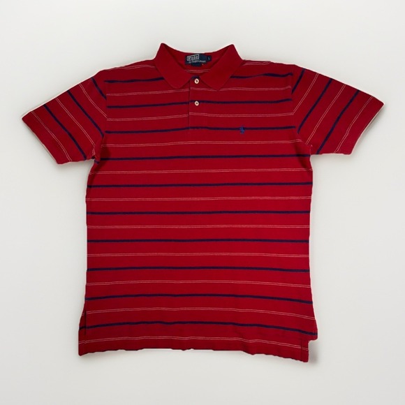 Polo Ralph Lauren Other - Polo Ralph Lauren Striped Polo Shirt Short Sleeve Preppy Mens Size L